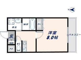 東花園駅 徒歩18分 5階の物件間取画像